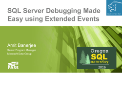 Powerpoint - SQL Saturday