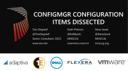 ConfigMgr Configuration Items Dissected