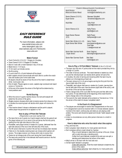easy reference rule guide
