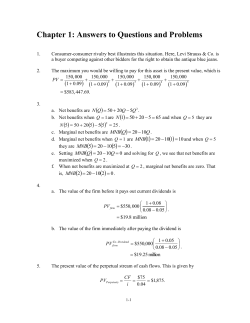 Chapter 1: Answers to Questions and Problems