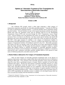 Alternative Treatment of New Transmission for