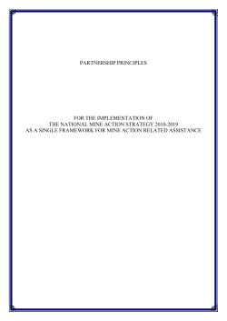 partnership principles for the implementation of the