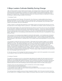 3 Ways Leaders Cultivate Stability During Change by Cheryl Scanlan