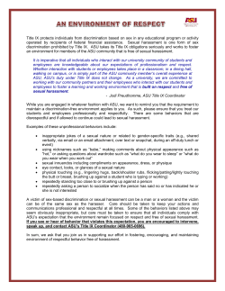 Title IX protects individuals from discrimination based on sex in any