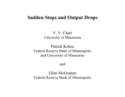 Sudden Stops and Output Drops