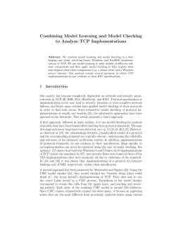 Combining Model Learning and Model Checking