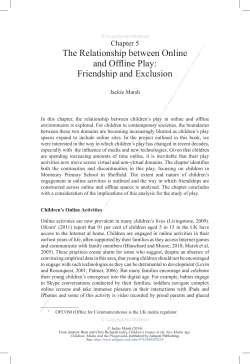 the relationship between Online and Offline Play