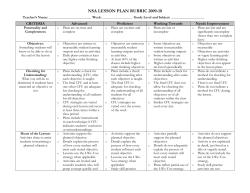 8C-Lesson Plan Rubric 2009-10