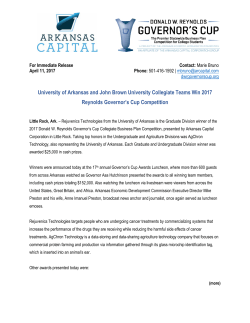 University of Arkansas and John Brown University Collegiate Teams