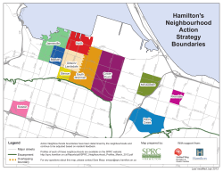 Hamilton`s Neighbourhood Action Strategy Boundaries