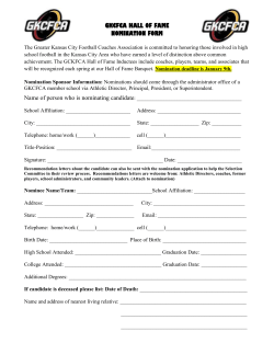 - Greater Kansas City Football Coaches Association