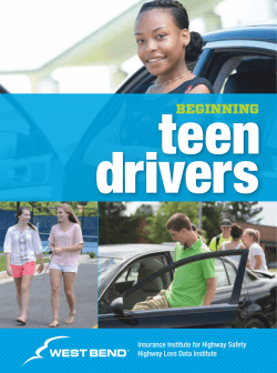 Beginning teen drivers