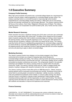 Non-profit example - Futurpreneur Canada