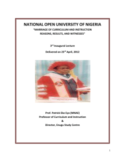 Enugu Prof Patrick Eya inugural lecture