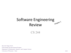 Software Engineering and Big Oh