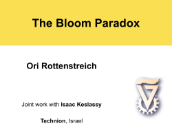 The Bloom Paradox in the Counting Bloom Filter