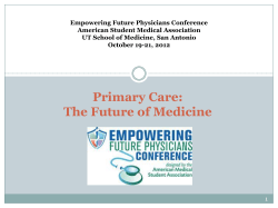Primary Care is the Future of Healthcare