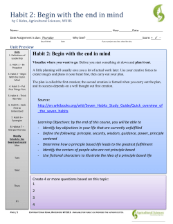 Notesheet - Waterford Union High School