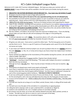 the volleyball rules