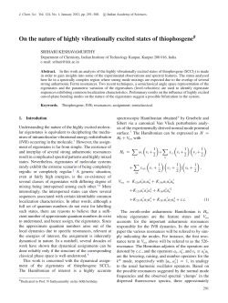 On the nature of highly vibrationally excited states of