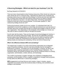 4 Sourcing Strategies - Which are best for your business