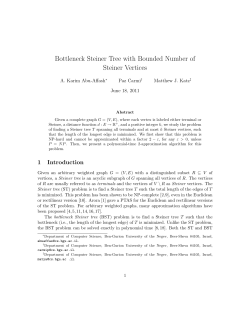 Bottleneck Steiner Tree with Bounded Number of Steiner Vertices
