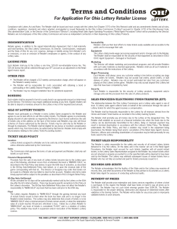 Terms and Conditions