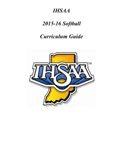 2015-16 Softball Curriculum Guide