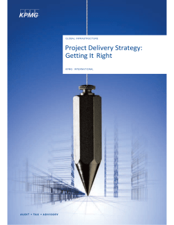 Project Delivery Strategy: Getting It Right
