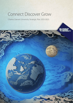 Connect Discover Grow - Strategic Plan 2015-2025