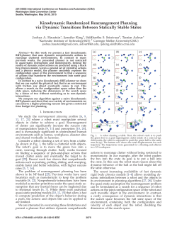 Kinodynamic Randomized Rearrangement Planning via