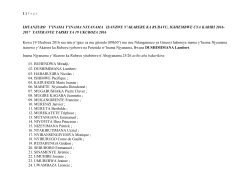 Kuwa 19 Ukuboza 2016 saa tatu n`igice za mu gitondo