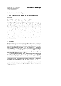 Mathematical Biology