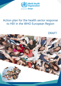 Action plan for the health sector response to HIV in the WHO