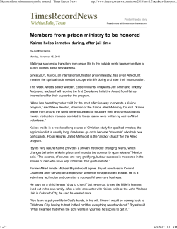 Times Record News - Kairos