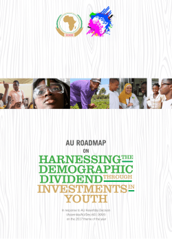 AU Roadmap - unfpa wcaro