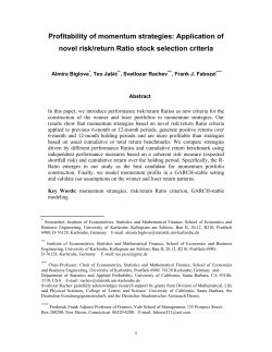 Profitability of momentum strategies - ucsb pstat
