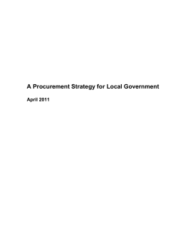 LocalGovernmentEfficiencyandProcurementPartsIandII