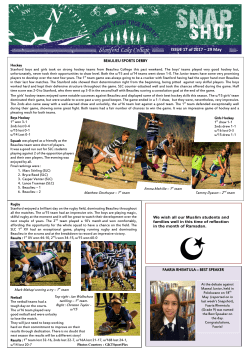 ISSUE 17 of 2017 &ndash; 29 May