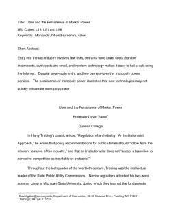 Gabel--Trebing Paper 12.14.15 - American Economic Association