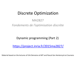 Discrete Optimization