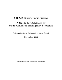 AB 540 Resource Guide