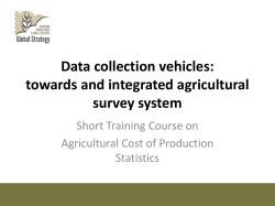 Different types of capital goods in agriculture and the