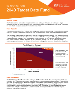 2040 Target Date Fund