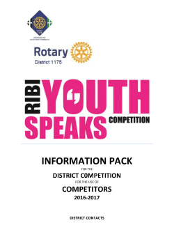 get info pack - Rotary