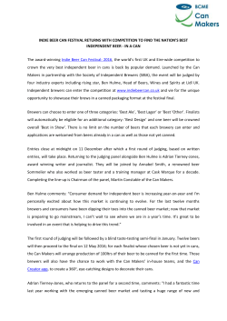 October 2015 - The Can Makers