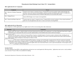 FY2017 Fund Code 511 School Redesign Grant &ndash; Cohort VII