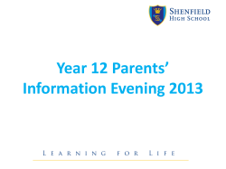 here - Shenfield High School