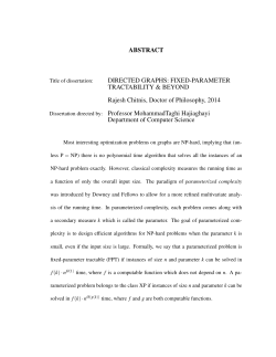Directed Graphs - The Faculty of Mathematics and Computer Science