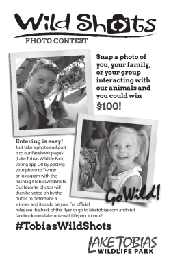 Photo Contest - Lake Tobias Wildlife Park